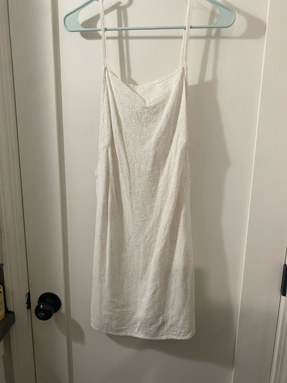 Simple cream Slip Dress NWOT